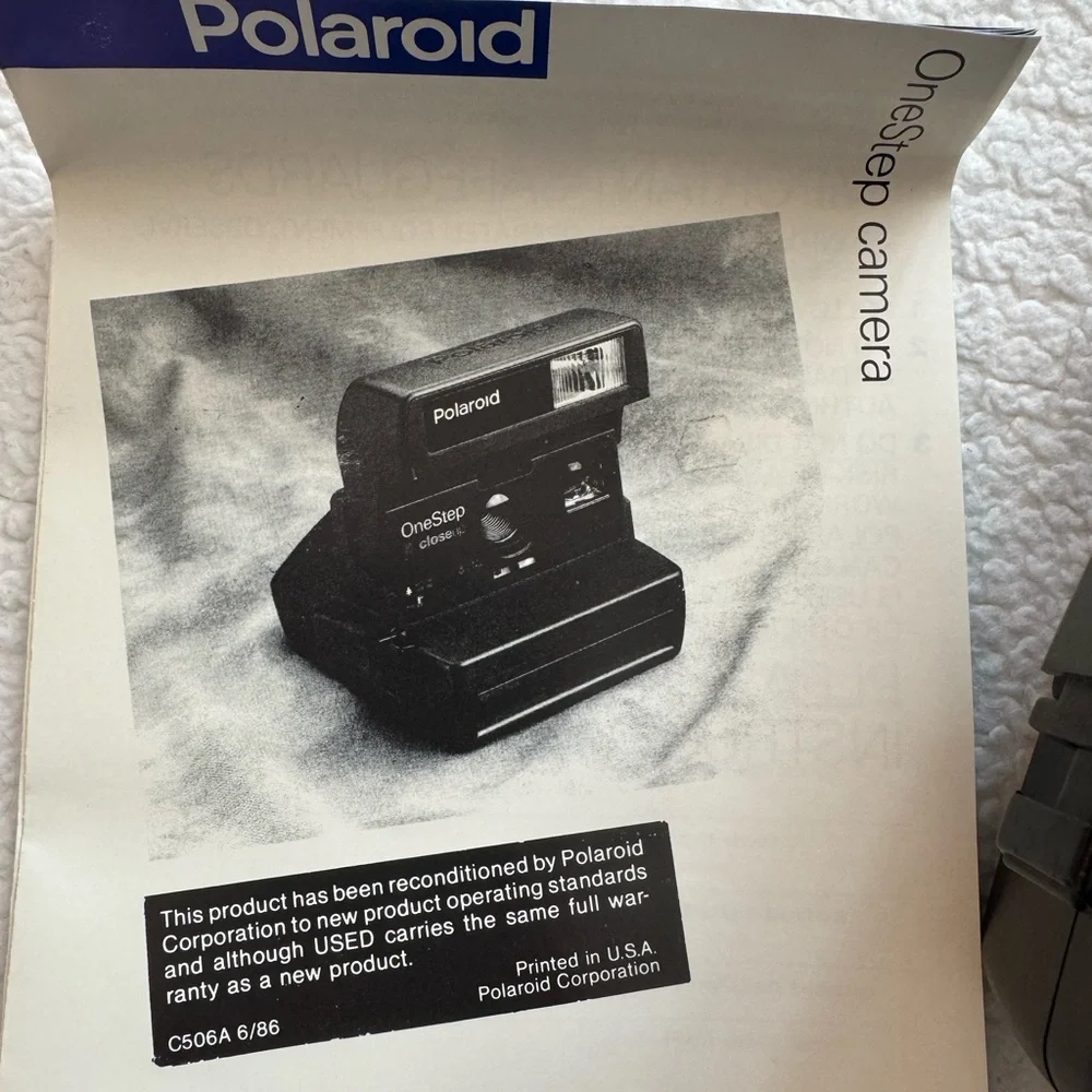 Vintage Polaroid OneStep Closeup Instant Camera
